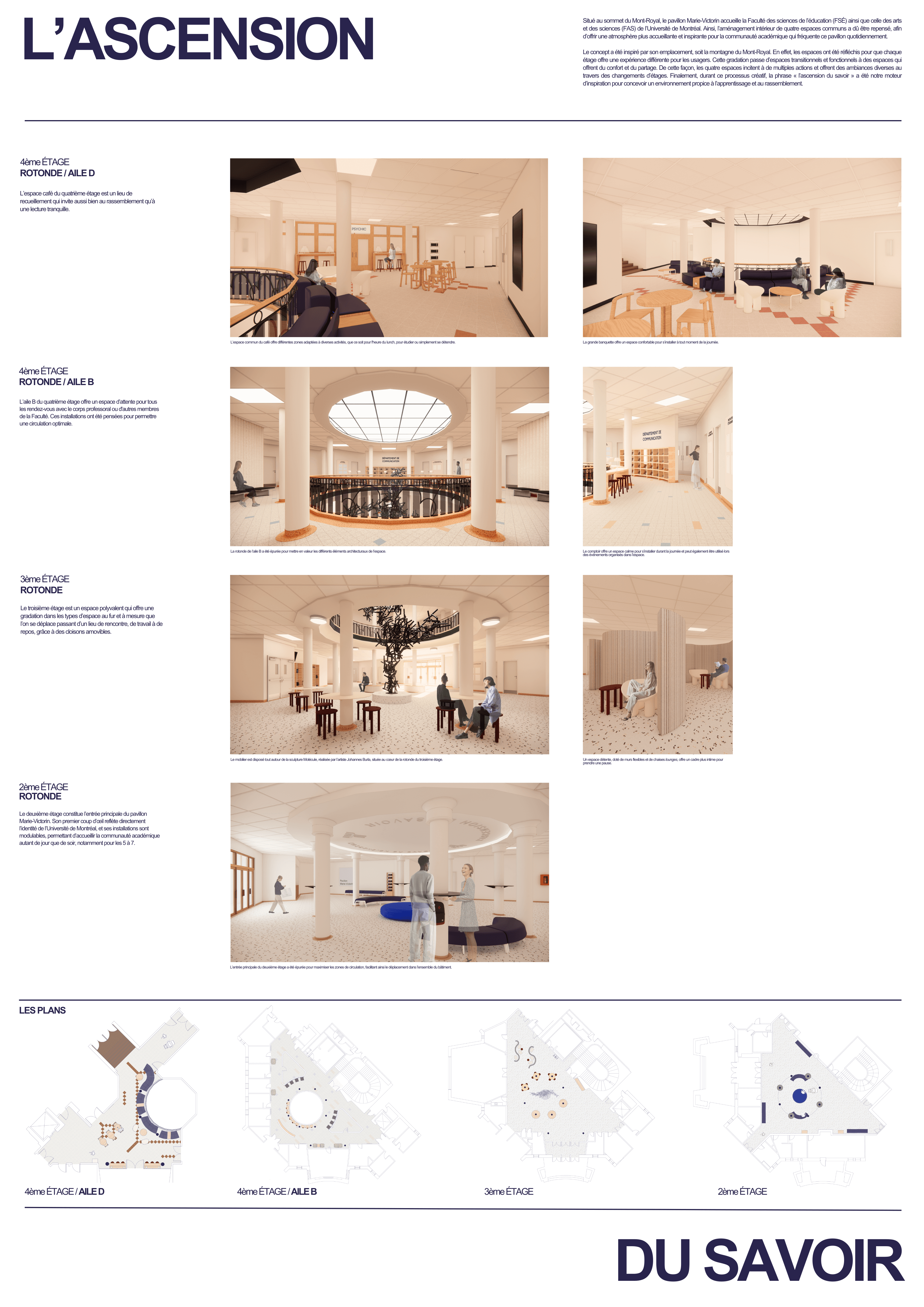 réaménagement d’un pavillon de l’Université de Montréal