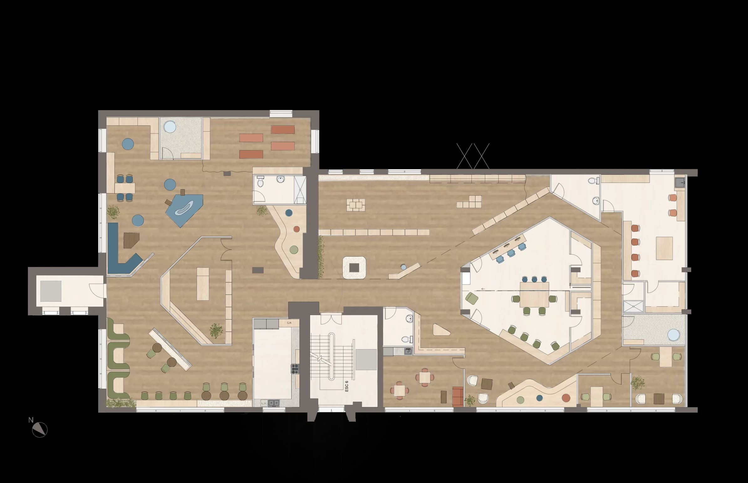 design of a day center for people with autism